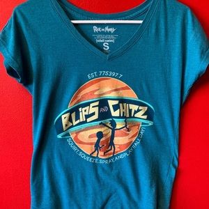 Adult Swim Rick & Morty “ Blips & Chitz” Size S